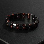 Fashion Wave Hematite Magnetic Bracelet Men Original Beaded Hematite Energy Bracelets for Women Positive Energy Jewelry