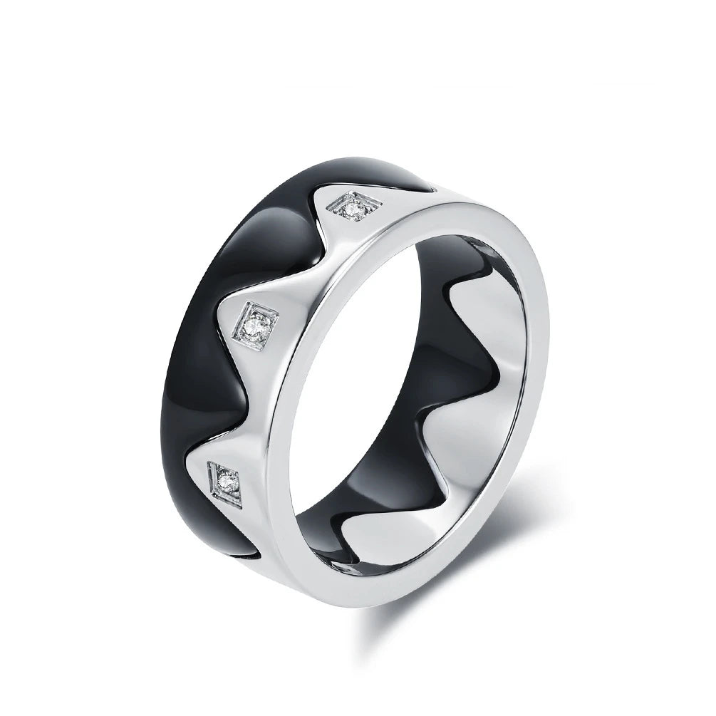 Simple Punk Link Chain Ring — Stainless Steel