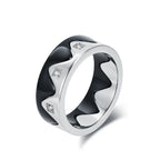 Simple Punk Link Chain Ring — Stainless Steel