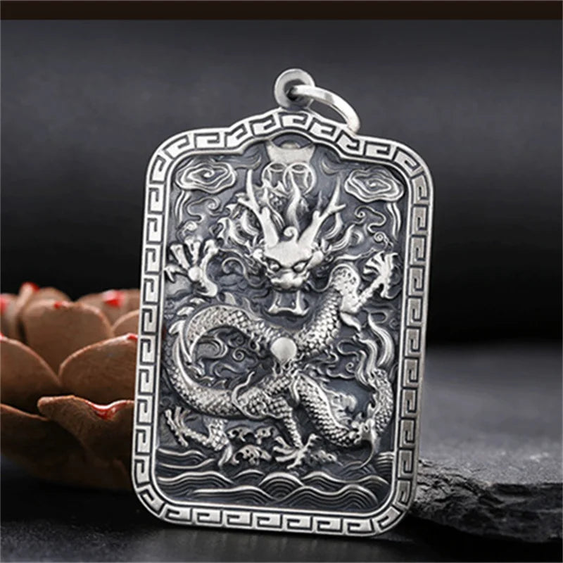 Dragon 925 Silver Pendant Necklace