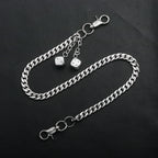 Punk Dice Waist Chain Necklace — Lobster Clasp