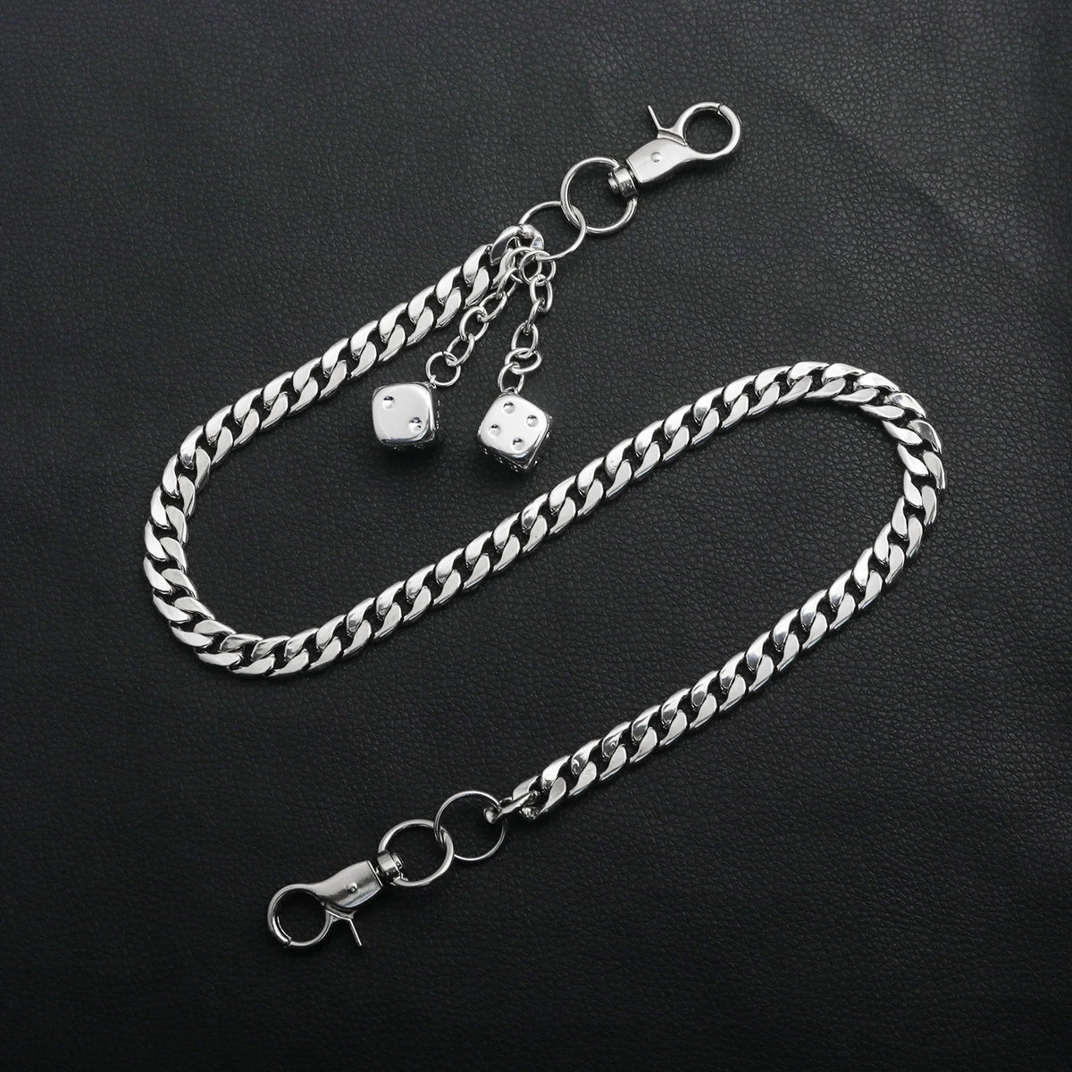 Punk Dice Waist Chain Necklace — Lobster Clasp