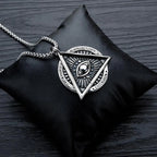 All-Seeing Eye Pendant — Stainless Steel