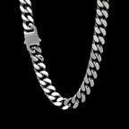 Popular Hip Hop Necklace Gold Plated Stainless Steel Cuban Link Chain Necklace Jewelry For Men