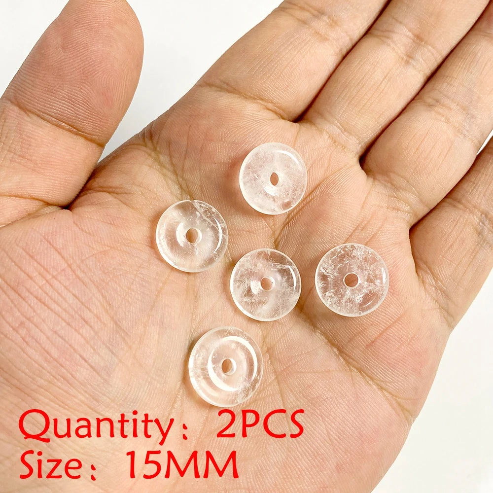 Crystal Quartz Iced Pendant — DIY Craft Set