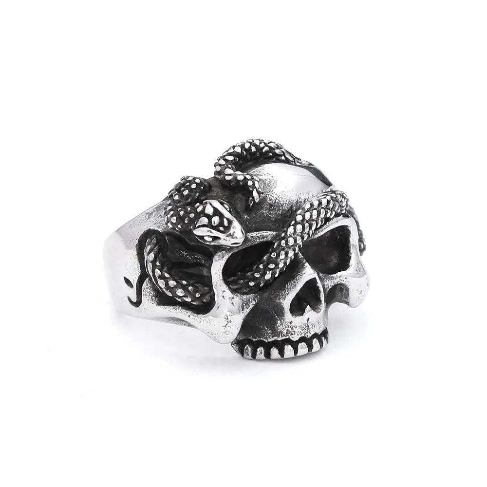 Gothic Skull Ring — Stainless Steel