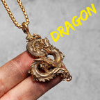 Dragon Stainless Steel Pendant Necklace