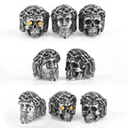 Religion Jesus Skull Ring — Stainless Steel