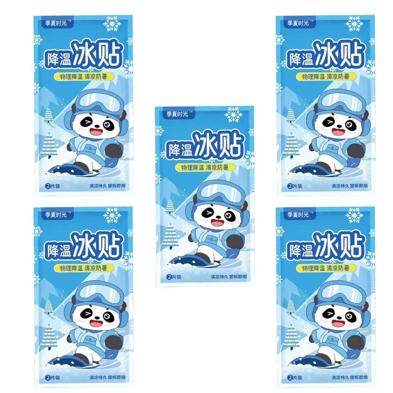 Summer cooling ice patches, cooling and refreshing ice stickers, easy to carry, skincare tools, body care, cooling