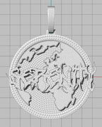3D Pendant with Custom Design - Unique Personalized Necklace for Men and Women, Multiple Shapes and Symbol, Anniversary