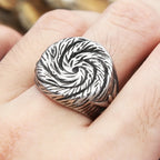 Spiral Ring — 316L Stainless Steel