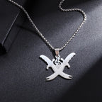 Islamic Sword Pendant Necklace