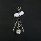 Original Hollow Heart Pocket Watch Chain keychain Design Steampunk Clock Vintage Necklace Pendant Jewelry Watch Men