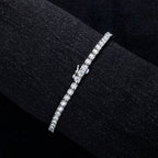 Iced Out Tennis Bracelet 3mm — 925 Silver
