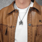 Basketball Shoe Pendant — Stainless Steel