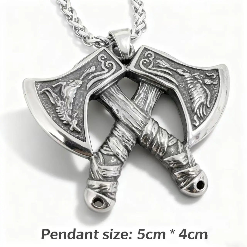 Viking Steel Pendant 316L Spear Punk Style