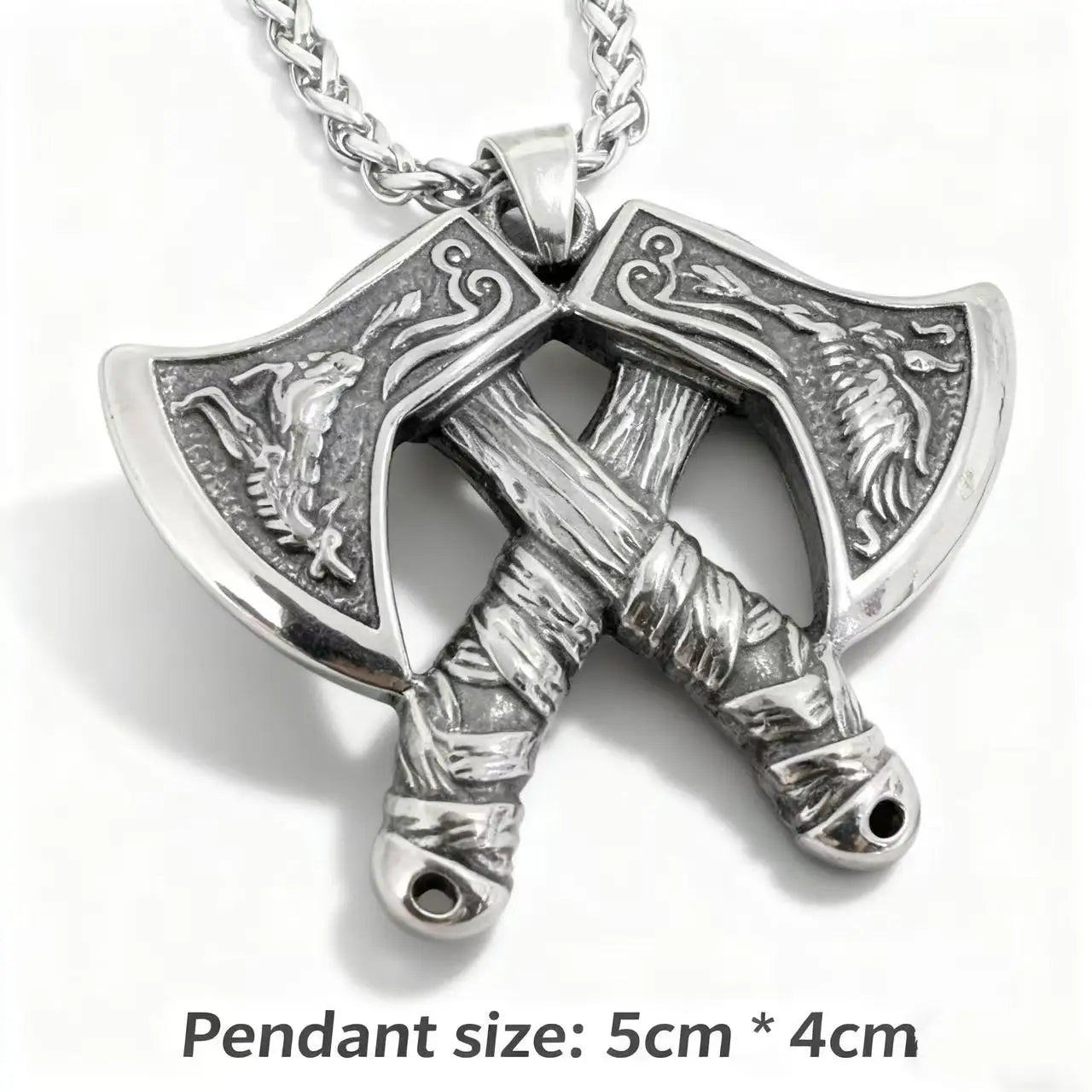Viking Steel Pendant 316L Spear Punk Style