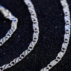 New 925 Sterling Silver fine 2MM flat Clavicle chains Necklaces for Men Women wedding party Jewelry Christmas gifts 40-75cm