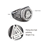 Viking Nordic Ring — 925 Silver