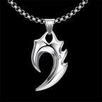 Wolf Tooth Man Necklaces Rock Punk Animal Pendant Collar Valentine's Father's Day Birthday Party Gifts Stainless Steel