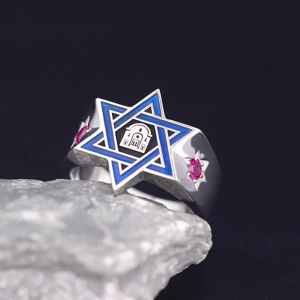 Star of David Ring — 925 Silver