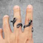 Viper Snake Animal Ring — Stainless Steel