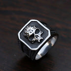 Retro Skull Gothic Biker Ring — Stainless Steel