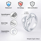 Claw Ring — Stainless Steel