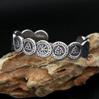Valknut Compass Bracelet — Stainless Steel