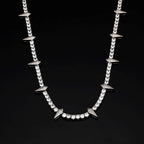 Iced Out Black Tennis Necklace 5MM