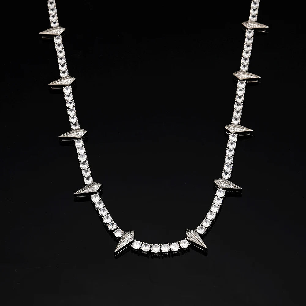 Iced Out Black Tennis Necklace 5MM