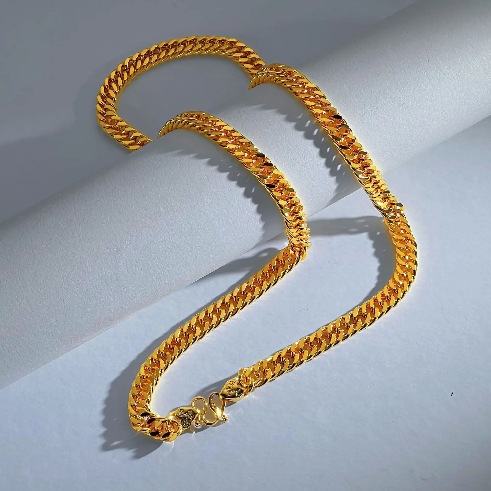 Statement Gold Pendant Necklace