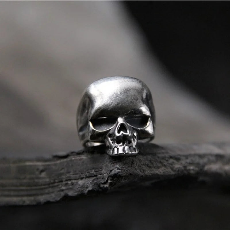 Skull Ring — 925 Silver Thai Retro Punk