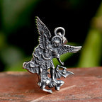 2023 New Stainless Steel Catholic Patron Saint Pendant Michael St. Michael The Archangel Pendant Necklace fior gift