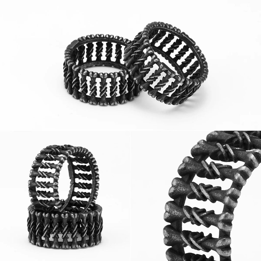 Gothic Bone Ring — Stainless Steel
