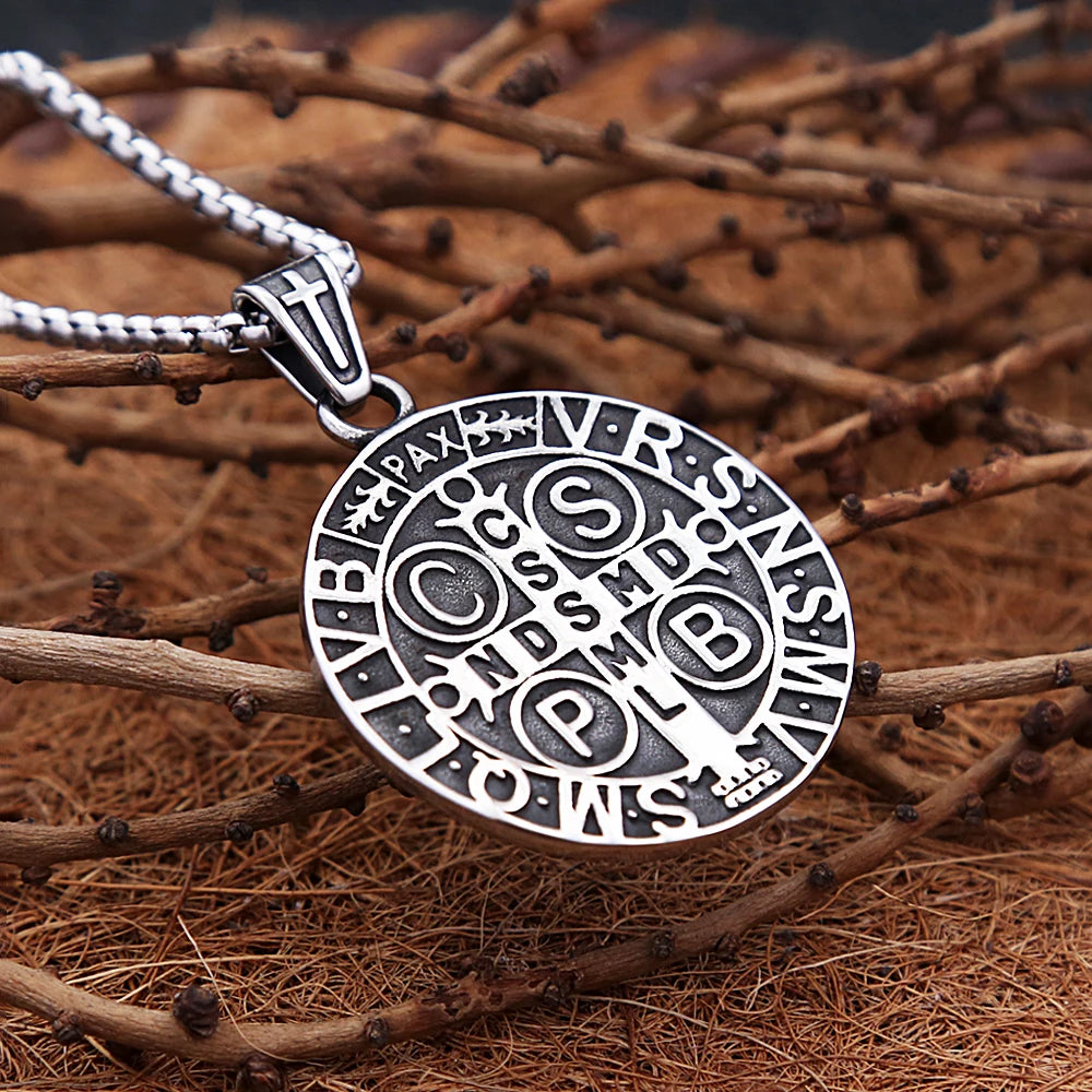 San Benito Exorcist Pendant — Stainless