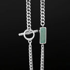 Gold Curb Cuban Chain Necklace — Stainless Steel
