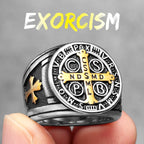 St. Benedict Ring — Stainless Steel