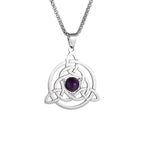 Celtic Trinity Knot Pendant Necklace — Zinc Alloy