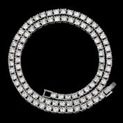 Iced Out Tennis Bracelet — Gold 4MM CZ