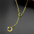 Star Steel Pendant Islamic Arabic Crescent Moon