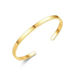 4mm Men Stainless Steel Adjustable Cuff Bracelet Gold Color Snake Bone Chain Bracelet Hip-Hop Fashion Jewelry Women Trendy