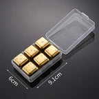 Reusable Whiskey Stones Stainless Steel Ice Cubes Quick-Freeze Wine Cooler Food Grade Metal Pellets Beer Cooler Bar