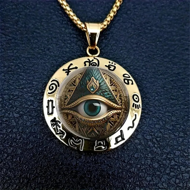 Egyptian Eye Pendant Necklace