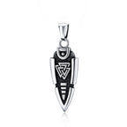 Odin Rune Viking Stainless Steel Pendant Necklace