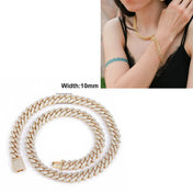 Iced Out Miami Cuban Link Necklace Bracelet — CZ Set