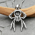 3D Vintage Spider Pendant Necklace for Men — Stainless Steel