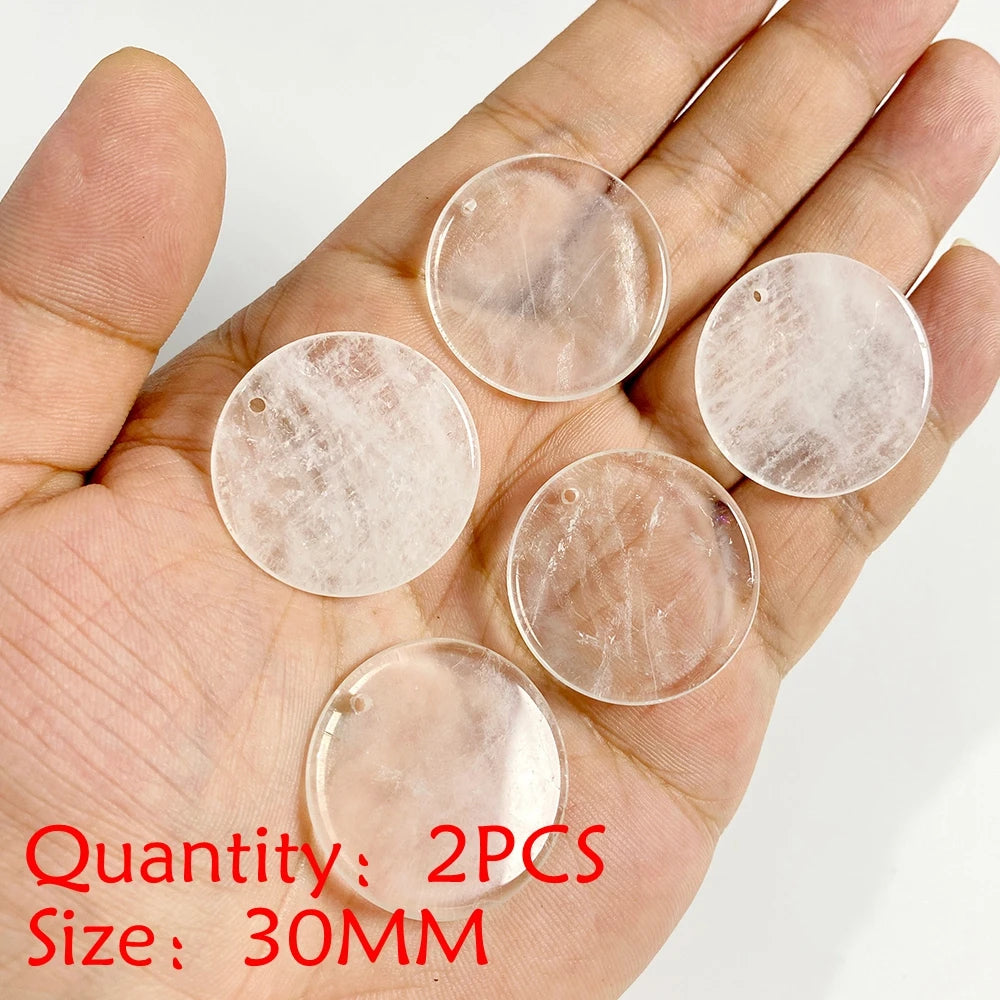 Crystal Quartz Iced Pendant — DIY Craft Set