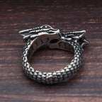 Double Headed Dragon Ring — Stainless Steel
