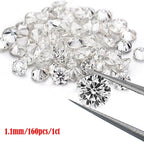VVS1 Moissanite Loose Stones D Color 0.7-10MM